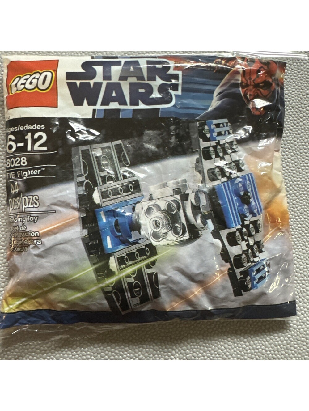 Lego Star Wars TIE Fighter Set 8028 Polybag 44 Pieces 2012 Retired